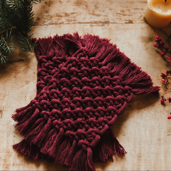 Handmade Macrame Coasters - Picture 4 of 4